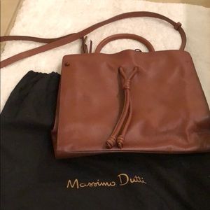 Massimo Dutti Leather Crossbody bag